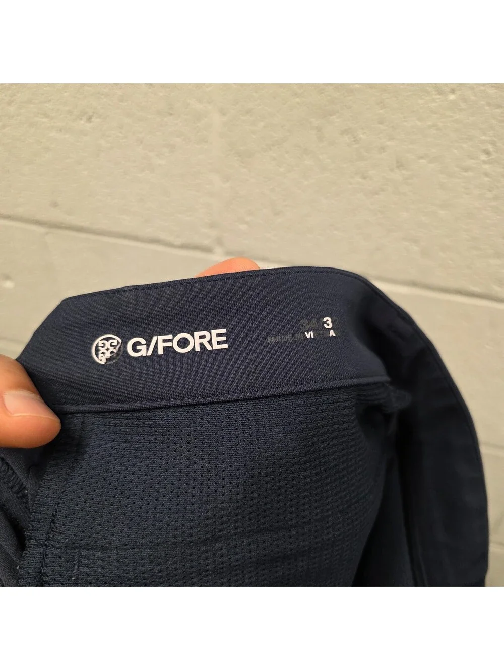 G/Fore Golf Pants Mens 34x30 Navy Tour 5-Pocket Straight Stretch Performance